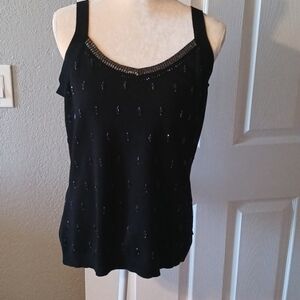 Embellished Knit Tank